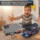 Радиоуправляемая машинка дрифтовая 4WD Toyota Corolla AE86 28см. с эффектом дыма LED подсветка полноприводная для дрифта и гонок black-purple - изображение 8