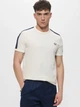 Футболка Fred Perry Taped Ringer Бежевий — розмір S - зображення 1