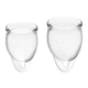 Менструальні чаші Feel Confident Menstrual Cup (transparent) - изображение 2