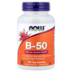 Комплекс витаминов группы B, NOW Foods "B-50" для нервной системы (100 капсул) - изображение 1