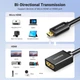 Переходник UGREEN Micro-HDMI Male to HDMI 2.0 4K@60Hz Female 22cm Black (20134) - изображение 2