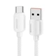 Кабель ESSAGER Breeze USB 2.0 to USB-C PD 100W 7A 1m White (EXC7A-WL02-P) - изображение 1