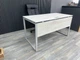Офисный письменный стол MebliLoft KS 1600*700*750 сосна лофт/серый - изображение 5