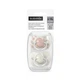 Пустушка силіконова фізіологічна 2 шт Suavinex Birdies 6-18 міс., white/pink - изображение 1