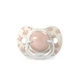 Пустушка силіконова фізіологічна 2 шт Suavinex Birdies 6-18 міс., white/pink - изображение 2