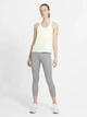 Спортивные леггинсы для фитнеса высокие женские Nike W Nk Df Fast Crop CZ9238-084 XS Светло-серые (194501888455) - изображение 3