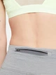Спортивные леггинсы для фитнеса высокие женские Nike W Nk Df Fast Crop CZ9238-084 XS Светло-серые (194501888455) - изображение 6