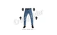 Мотоджинсы однослойные PandoMoto JAMES Regular Blue AA 36L - изображение 9