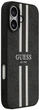 Панель Guess 4G Printed Stripes MagSafe для Apple iPhone 17 Black (3666339491369) - зображення 4