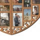 Фотоколлаж в форме сердца на 18 фото Frame Depot, светло-коричневая деревянная настенная рамка 89×71 см (heart_split_collage_l) - изображение 6