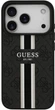Etui plecki Guess 4G Printed Stripes MagSafe do Apple iPhone 17 Pro Black (3666339491383) - obraz 3