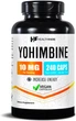 Добавка премиум-класса экстракт йохимбина Healthfare Yohimbine HCL 10mg 240 капсул - изображение 1