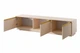 Тумба tv 181,5 см, Madlen Beige ribbed - зображення 5