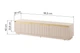 Тумба tv 181,5 см, Madlen Beige ribbed - зображення 7