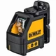 Лазерный линейный уровень DeWALT 10 м, монтажное приспособление, кейс (DW088K) - изображение 2