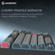 Клавиатура игровая механическая GamePro MK-285-BK Asgard Ragnar Keychron Super Red Switch Bluetooth 5.2/2.4 ГГц/USB Black - изображение 9
