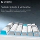 Клавиатура игровая механическая GamePro MK-285-WH Asgard Ragnar Keychron Super Red Switch Bluetooth 5.2/2.4 ГГц/USB White - изображение 10