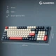 Клавиатура игровая механическая GamePro MK-305-BL Asgard Drakkar Keychron Super Red Switch Bluetooth 5.2/2.4 ГГц/USB Blue - изображение 17