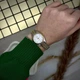 Женские часы Casio LTP-1129G-7B белые 30 м - изображение 6