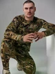 Термобелье мужское зимнее комплект кофта и штаны на флисе Termo Sport Camo Green +5-15°С S Камуфляж зеленый - изображение 5