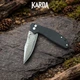 Ніж Складаний Karda J284 Black Damascus - изображение 5