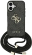 Панель Guess 4G Big Logo Cord Stap Crossbody для Apple iPhone 17 Black (3666339526733) - зображення 1