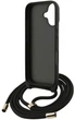 Панель Guess 4G Big Logo Cord Stap Crossbody для Apple iPhone 17 Black (3666339526733) - зображення 5