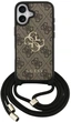 Панель Guess 4G Big Logo Cord Stap Crossbody для Apple iPhone 17 Brown (3666339526771) - зображення 1
