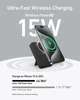 Портативный аккумулятор с беспроводной зарядкой Anker MagGo 10000mAh 27W Black (A1654G11) - изображение 5