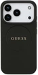 Etui plecki Guess Grained Ring MagSafe do Apple iPhone 17 Pro Max Black (3666339490911) - obraz 3
