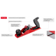 Рубанок металлический 235мм*45мм INTERTOOL HT-0045 - изображение 7