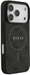 Etui plecki Guess 4G Ring Classic Logo MagSafe do Apple iPhone 17 Pro Max Black (3666339490997) - obraz 4
