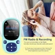 MP3 плеер Benjie A11 Bluetooth 5.3 Hi-Fi 64Gb с клипсой синий + бирюзовый - изображение 5