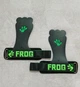 Гимнастические безмагнезионные накладки Frog ELITE GRIPS 4.0 HD, размер XL, зелёный цвет - изображение 3