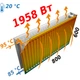 Стальной радиатор OPTIMUM 600x800 тип 22, боковое подключение, белый - изображение 7