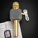 Караоке-микрофон DM WS1818 беспроводной со встроенным динамиком Bluetooth USB TF-карта AUX эффект эха для пения и вечеринок Желтый - изображение 6