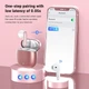 Bluetooth навушники Godyse з ENC Call і сенсорним управлінням (рожевий, б\в) - зображення 5