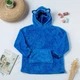 Детская игрушка-толстовка трансформер с капюшоном 70 см Huggle Pets Hoodie ростом до 140 см, из полиэстера, голубая - изображение 1