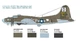 Збірна модель 1:72 бомбардувальник B-17F Flyng Fortress Italeri 1487 - изображение 7
