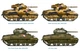 Збірна модель 1:72 танки M4A2 Sherman III комплект з двох штук Italeri 7511 - изображение 4