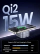 Магнітна зарядна станція UGREEN MagFlow Qi2 2-в-1 (Складна), 15W, Для iPhone/AirPods, Сіра - зображення 5