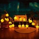 Гирлянда "Тыквы" на Хэллоуин (20 LED, 3 метра), На батарейках, Мигающая - изображение 6
