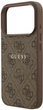 Etui plecki Guess 4G Ring Classic Logo MagSafe do Apple iPhone 17 Pro Max Brown (3666339491079) - obraz 5
