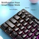 Клавиатура AULA F3061 Белая с RGB Игровая Проводная Мембранная с Подсветкой Клавиш. Мини Формат. С Функциональными Клавишами и Подставкой на Телефон - изображение 5