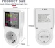 Розумна розетка Power Energy Display ATORCH S1W AC 85-265V 16Amax 3680Wmax Tuya WiFi 2.4G White (43678) - зображення 4