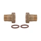 Thermo Alliance Комплект американок, что подходит для счетчика 3/4"Нх1"В (желт.) SD42920 - изображение 4