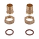 Thermo Alliance Комплект американок, что подходит для счетчика 3/4"Нх1"В (желт.) SD42920 - изображение 6