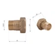 Thermo Alliance Комплект американок, что подходит для счетчика 3/4"Нх1"В (желт.) SD42920 - изображение 8