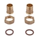 Thermo Alliance Комплект американок, что подходит для счетчика 3/4"Нх1"В (желт.) SD42920 - изображение 12
