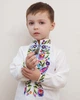 Вишиванка для хлопчика KASHTANCHIK 80 см молочна - зображення 2